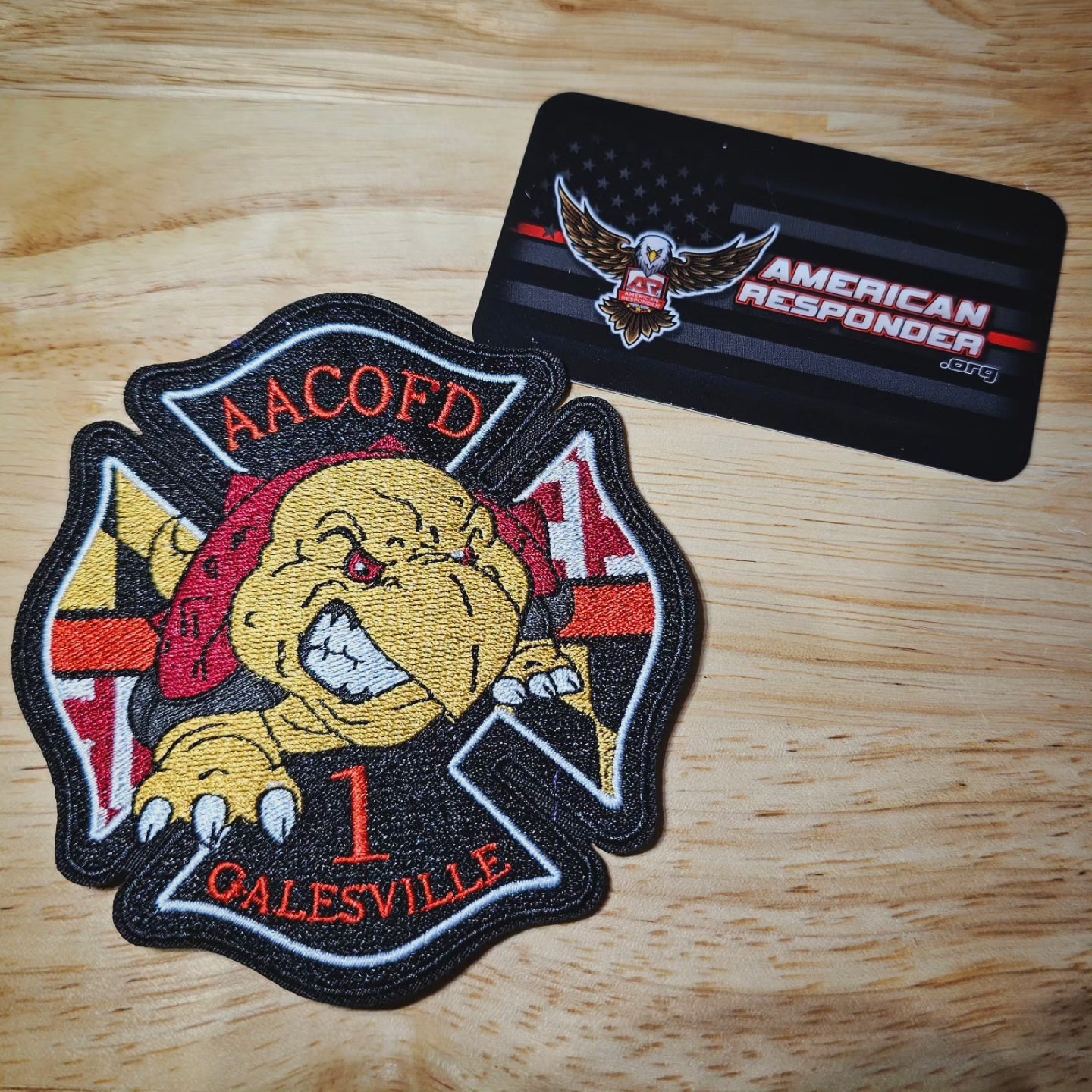 Anne Arundel Station 1 - Galesville Embroidered Patch - American Responder Designs