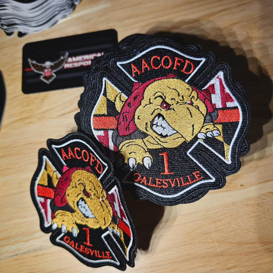 Custom Embroidered Station Patches - American Responder Designs