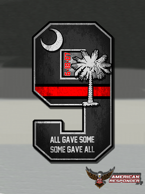 Charleston 9 Fire Decal Fundraiser - American Responder Designs