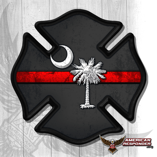 South Carolina Fire Subdued Decals - American Responder Designs