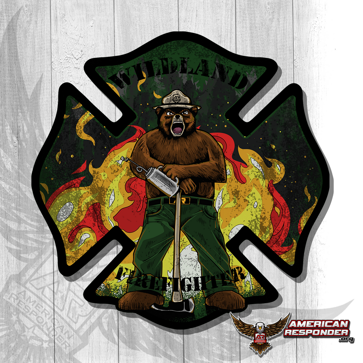Wildland Firefighter Decals V2 - American Responder Designs