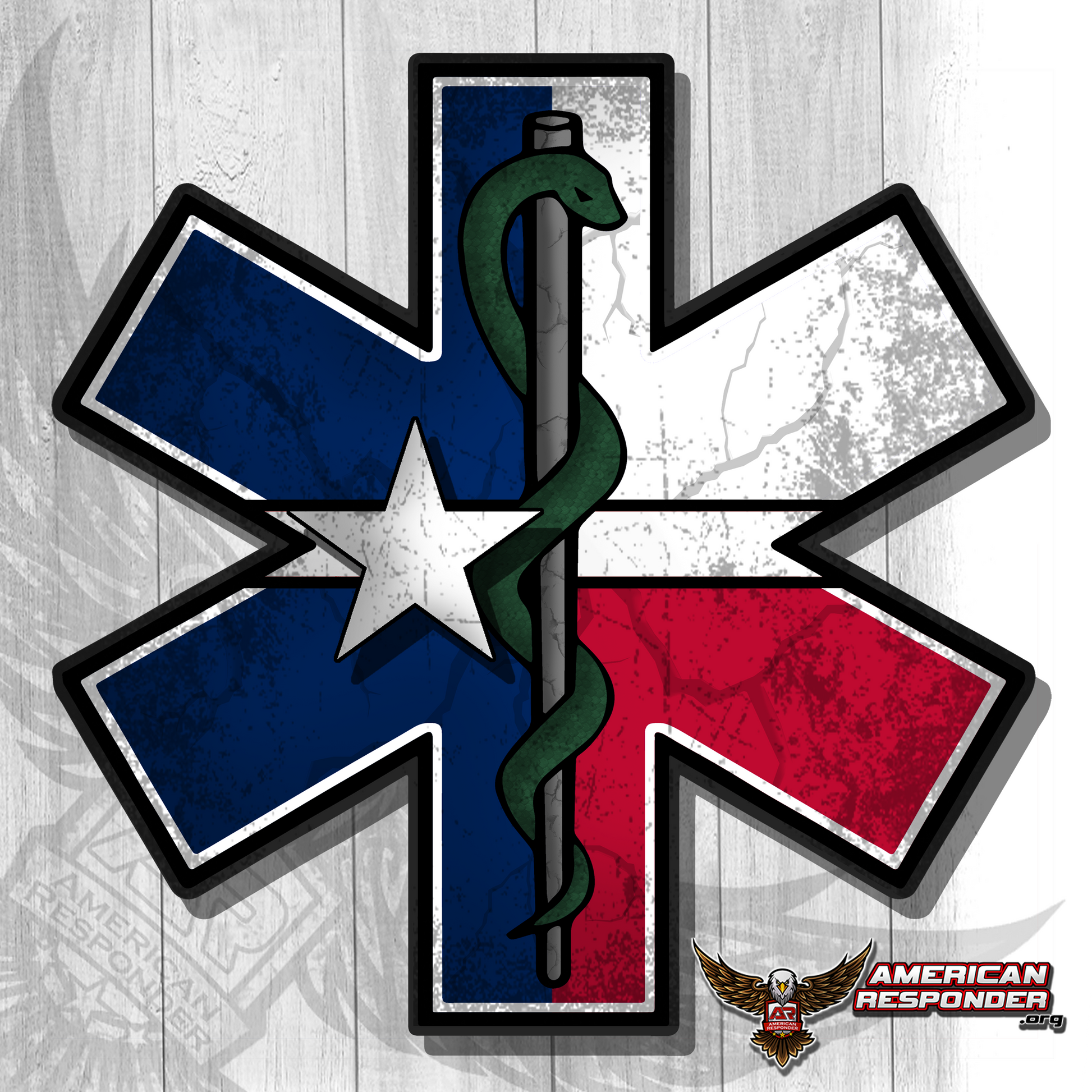 Texas EMS Decals - American Responder Designs
