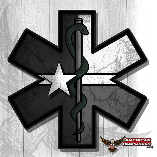 Texas Subdued EMS Decals - American Responder Designs