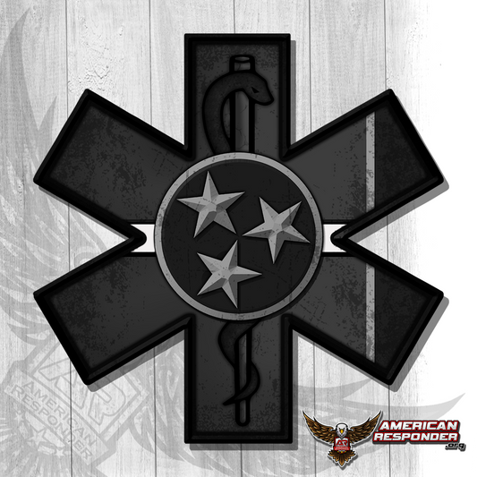 Tennessee Subdued EMS Decals - American Responder Designs