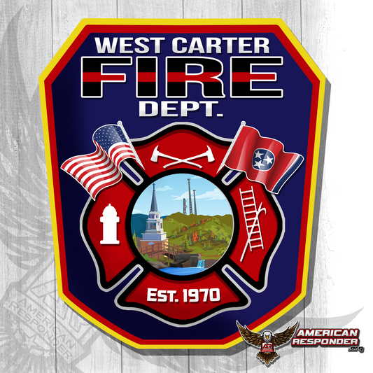 West Carter Fire Dept Decal - American Responder Designs