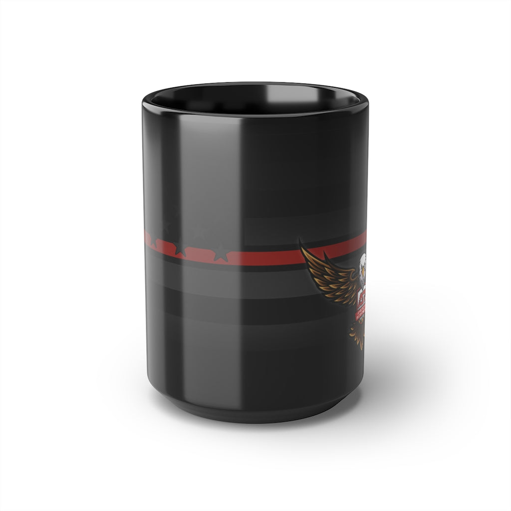 American Responder Thin Red Flag Coffee Mug - American Responder Designs