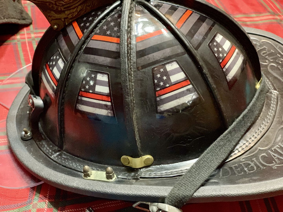 American Subdued Helmet Crown Decals - American Responder Designs