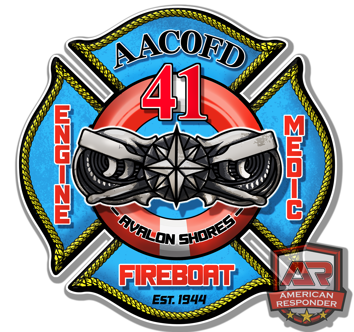 Basic Station Logo Design Fee - American Responder Designs