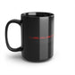 American Responder Thin Red Flag Coffee Mug - American Responder Designs