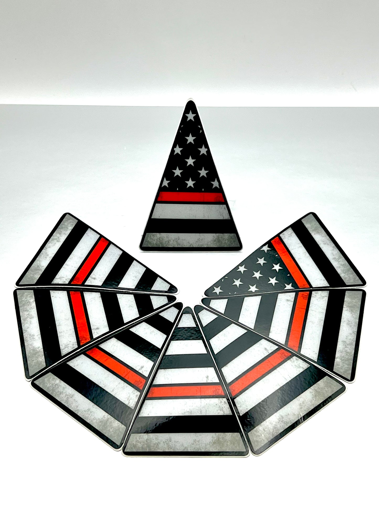 American Subdued Helmet Crown Decals - High Contrast - American Responder Designs